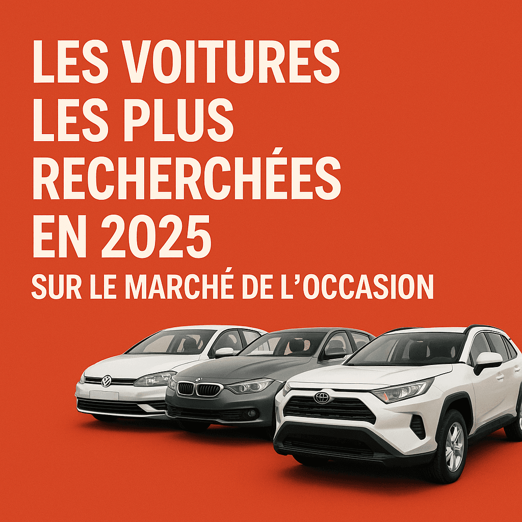 🚗 Les voitures les plus recherchées en 2025 sur le marché de l’occasion