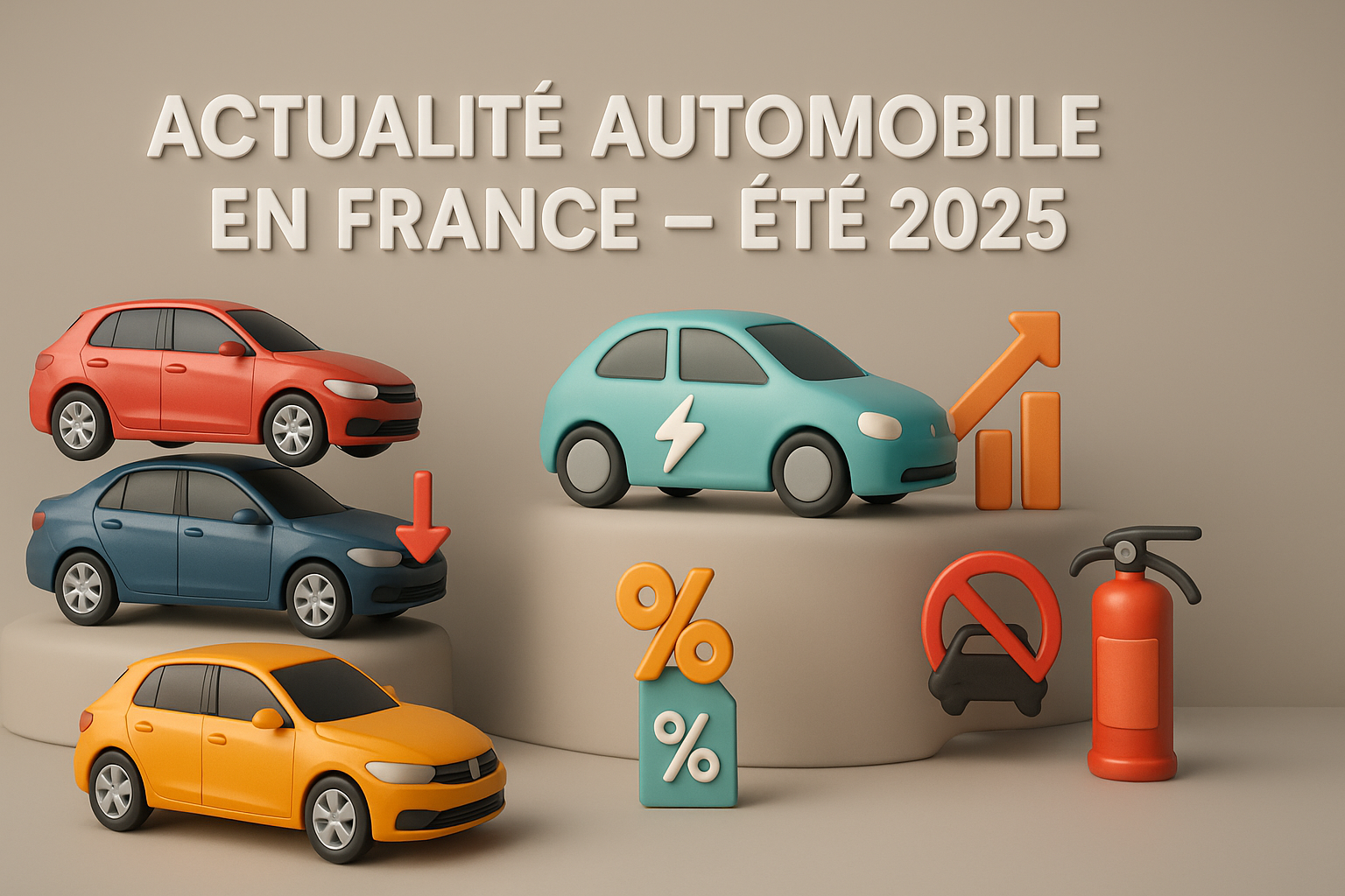 Actualité Automobile en France – Été 2025 : entre recul du neuf, boom de l’occasion et mutation électrique
